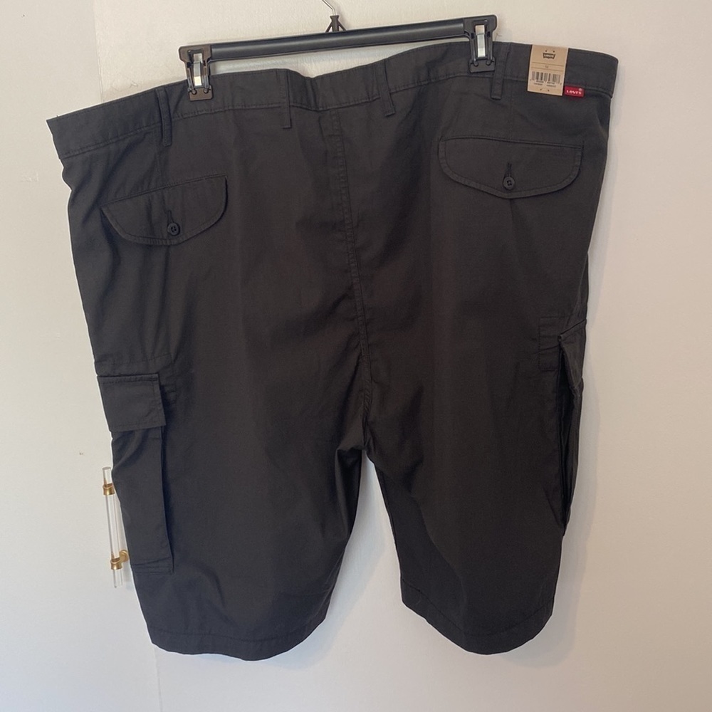 Nwt Levi’s 52 Big & Tall Black Grey Carrier Cargo Shorts - Picture 10 of 16